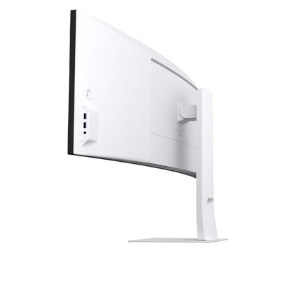 LG UltraWide Curved Monitor, 49" Nano IPS Display, Dual QHD Resolution, 144Hz Refresh Rate, 1ms (MBR) Refresh Rate, Black Stabilizer, HDR 400, Game Mode, Crosshair, White