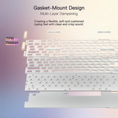 Redragon UCAL K673 PRO Wireless 75% Gaming Keyboard – Tri-Mode, Gasket Design, Hot-Swappable, RGB, Knob Control (Multiple Colors)
