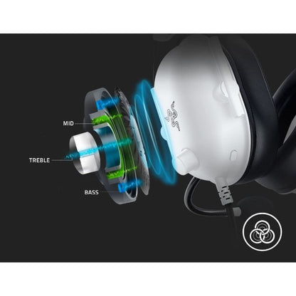Razer BlackShark V2 X Gaming Headset, 7.1 Surround Sound Capable, 50mm Drivers, Memory Foam Cushion, for PC, PS4, Nintendo Switch, 3.5mm Headphone Jack