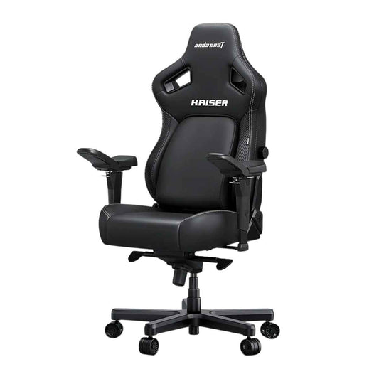AndaSeat Kaiser 4 Series XL – Premium PVC Leather Gaming Chair (Elegant Black)