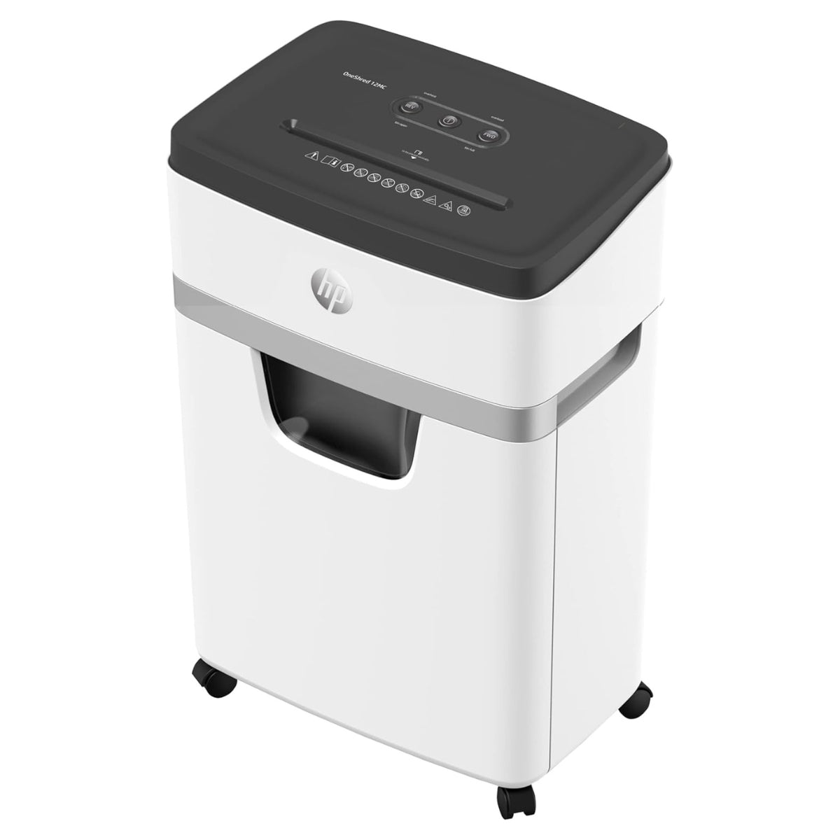 HP OneShred 12MC 2806 – Micro-Cut Paper Shredder (Up to 12 Sheets, P-5 Security)