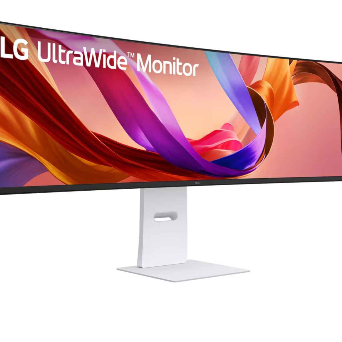 LG UltraWide Curved Monitor, 49" Nano IPS Display, Dual QHD Resolution, 144Hz Refresh Rate, 1ms (MBR) Refresh Rate, Black Stabilizer, HDR 400, Game Mode, Crosshair, White