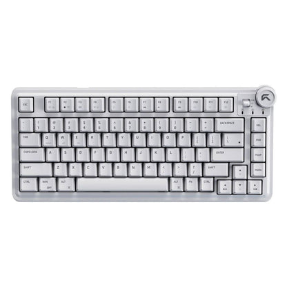 Cybeart Nighthawk 75 Signature Edition Gaming Keyboard – 75% Compact Layout, Pre-Lubed Mechanical Switches, Hot-Swappable, RGB Backlit, Tri-Mode Connectivity &amp; Multi-Function Media Knob