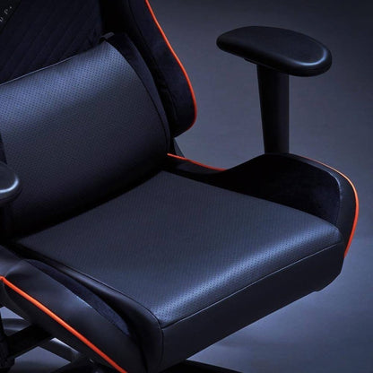 GIGABYTE AGC310 Gaming Chair | 2D Adjustable Armrest | High-Density Flexible Foam | All-Steel Frame & Base | 160° Recline | Class 4 Gas Lift | BIFMA Certified | Black &amp; Orange