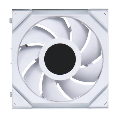 Lian-Li UNI FAN SL Wireless LCD Case Fan – 120mm, 1900 RPM, 58.08 CFM Airflow, Fluid Dynamic Bearing, Pack of 3 | Black / White