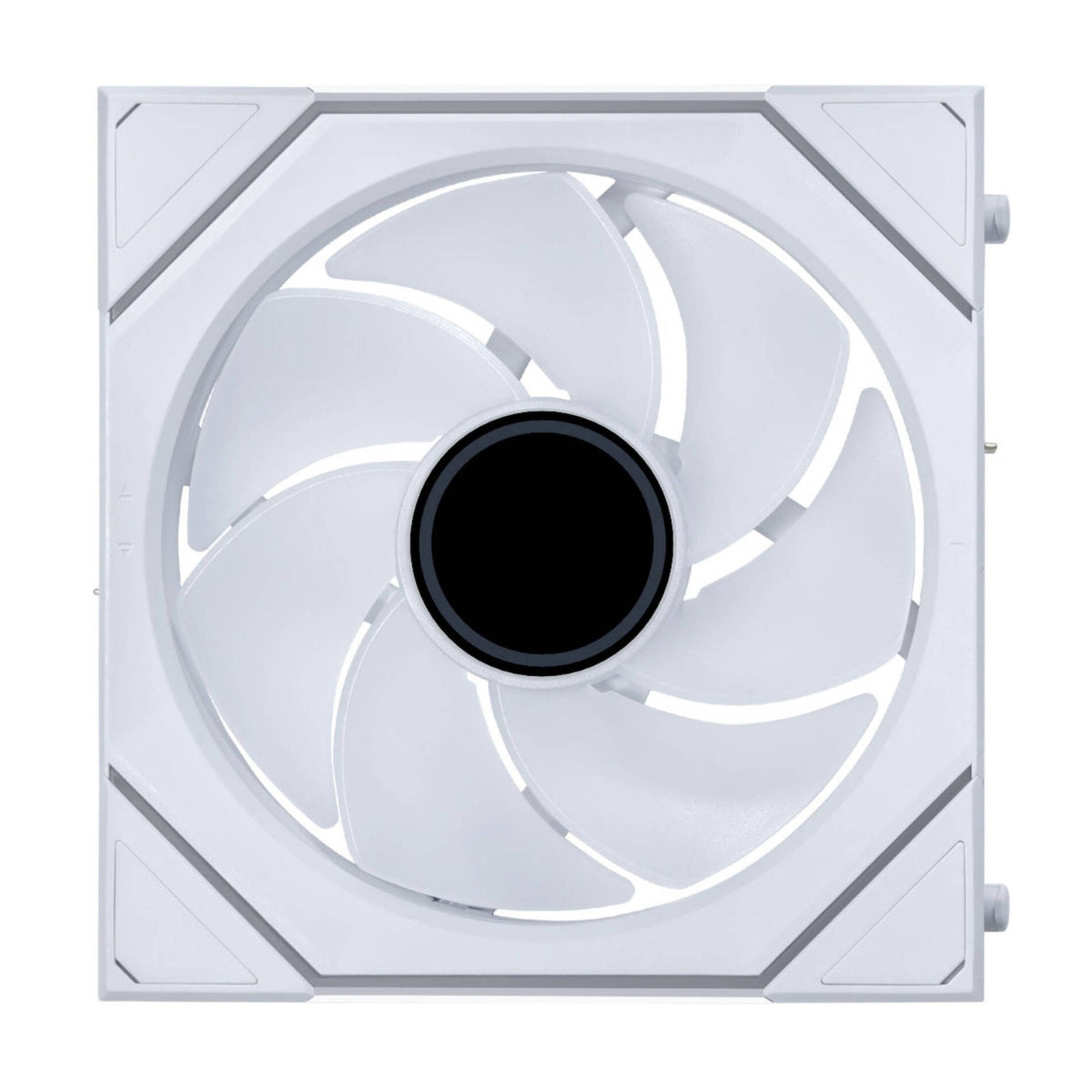 Lian-Li UNI FAN SL-INF Wireless Reverse Blade 120mm Case Fans – 2200 RPM, 69.7 CFM Airflow, FDB Bearing, Pack of 3 | Black / White