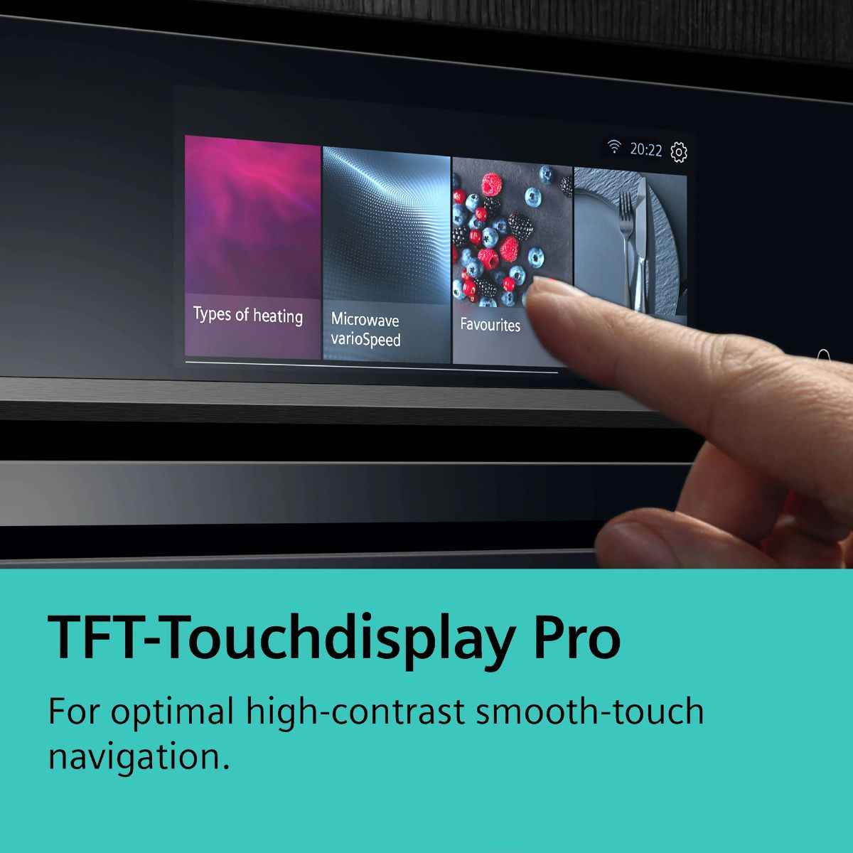 Siemens iQ700 Built-In Combi Steam Oven with Sous-Vide Function, Black (Model HS958GED1B)