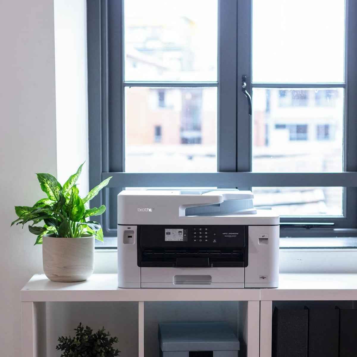 Brother Professional A3 Wireless AIO Inkjet Printer, 1200 4800 dpi Resolution, 28 ppm Print Speed, 2 Sided Printing, Up to 250 Sheet Input, Printer/Scanner/Copier, USB 2.0, White | MFC-J2340DW