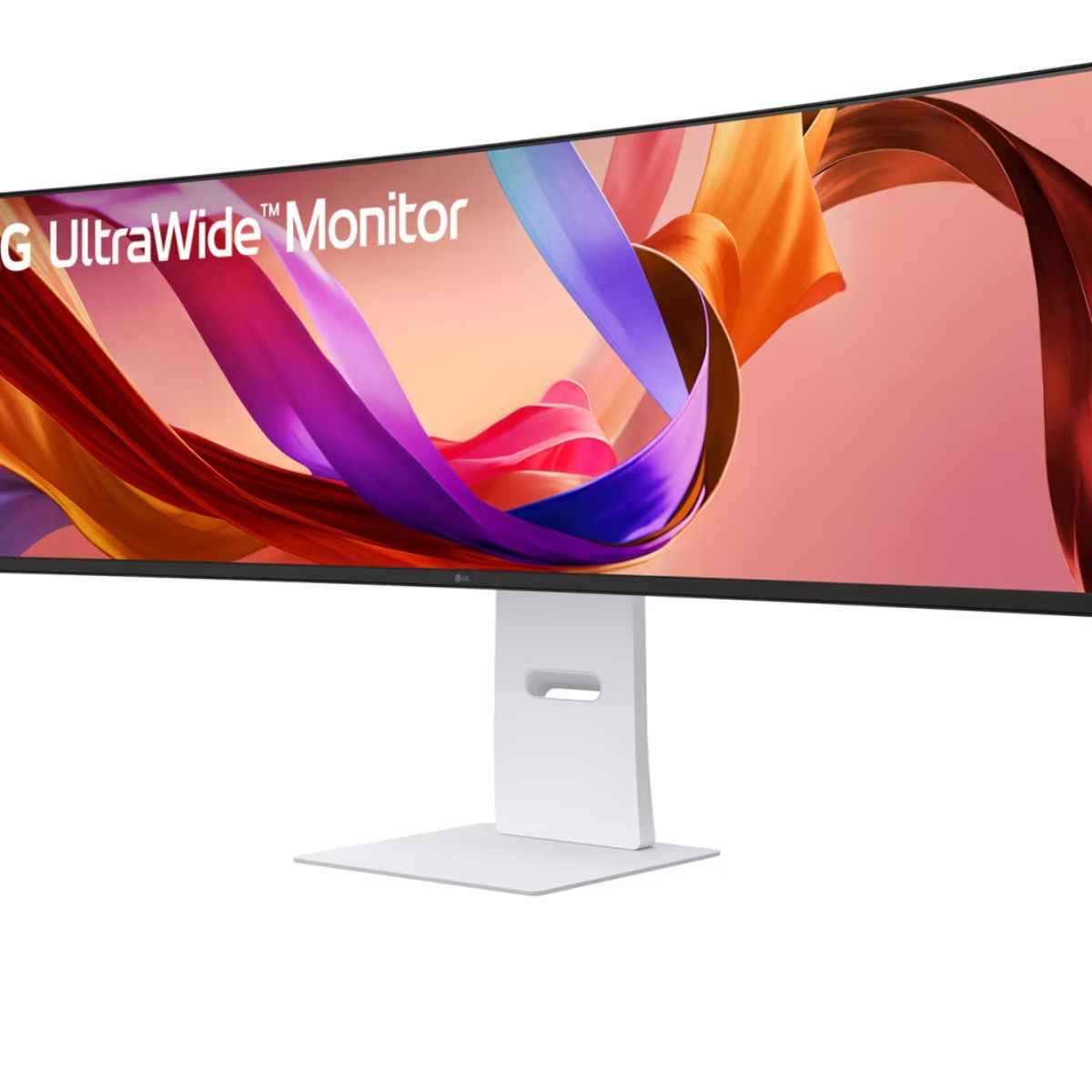 LG UltraWide Curved Monitor, 49" Nano IPS Display, Dual QHD Resolution, 144Hz Refresh Rate, 1ms (MBR) Refresh Rate, Black Stabilizer, HDR 400, Game Mode, Crosshair, White