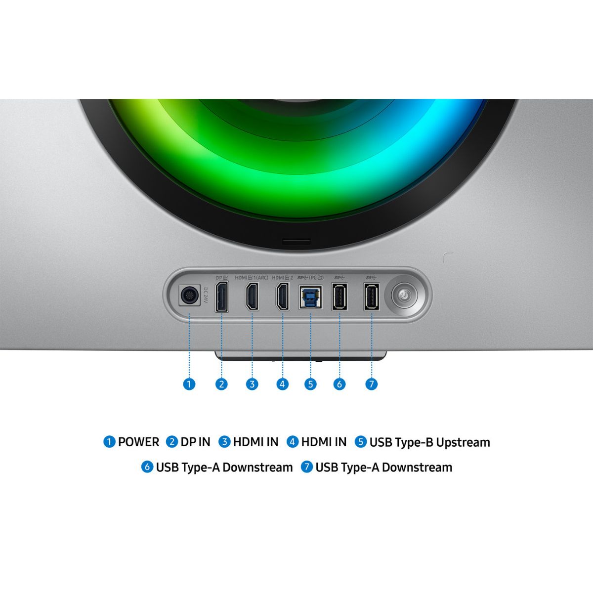 Samsung Odyssey G8 G855D Smart Gaming Monitor – 34" OLED UWQHD, 175Hz, 0.03ms, FreeSync Premium Pro & G-SYNC Compatible