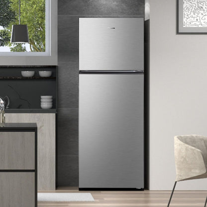 Hisense 599 L Double Door Top Mount Refrigerator – Silver, Model RT599N4AS