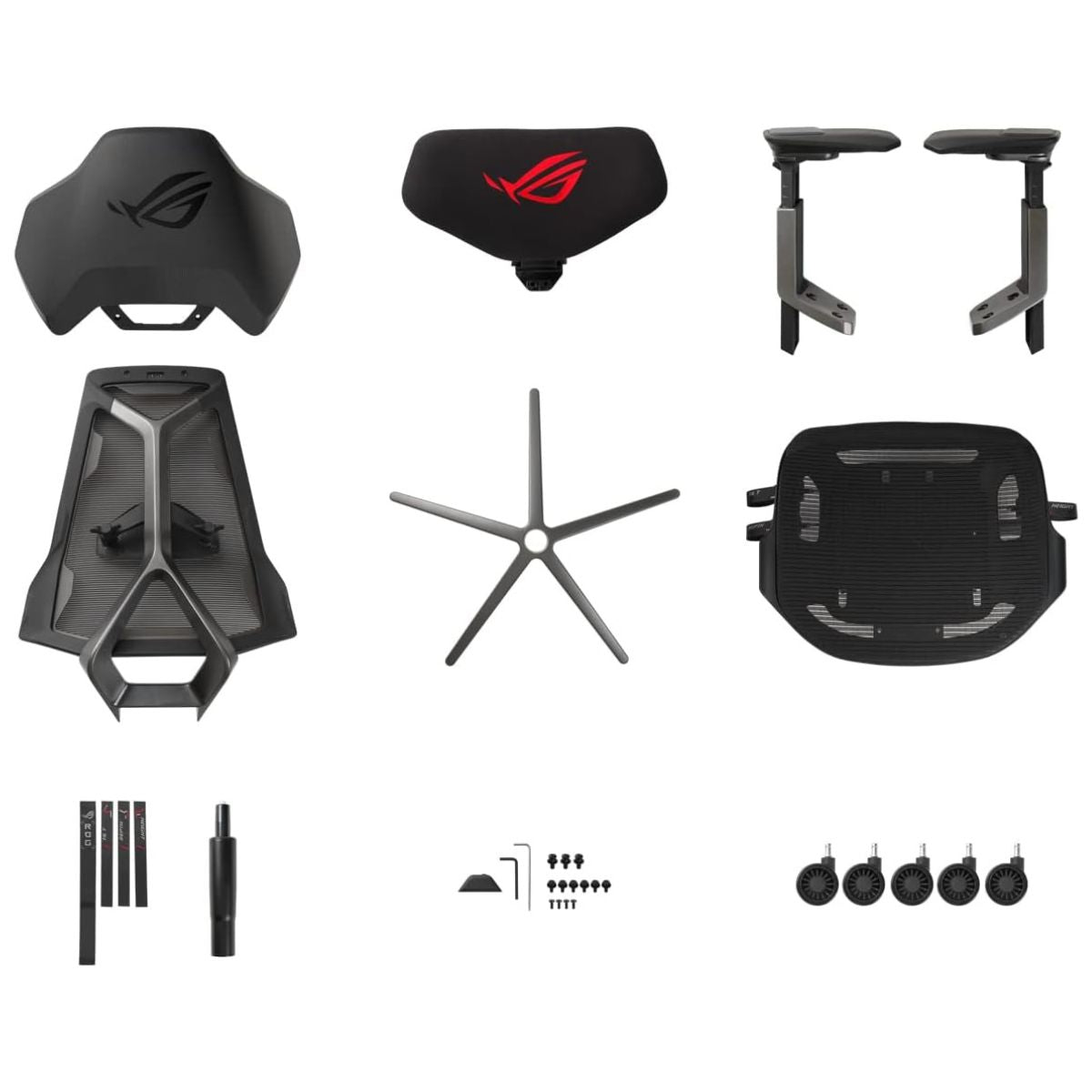 Asus ROG Destrier Ergo Gaming Chair – Exoskeletal Design, Mesh Comfort, Aluminum Frame