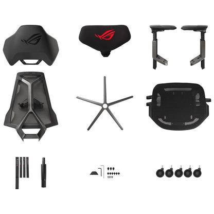 Asus ROG Destrier Ergo Gaming Chair – Exoskeletal Design, Mesh Comfort, Aluminum Frame