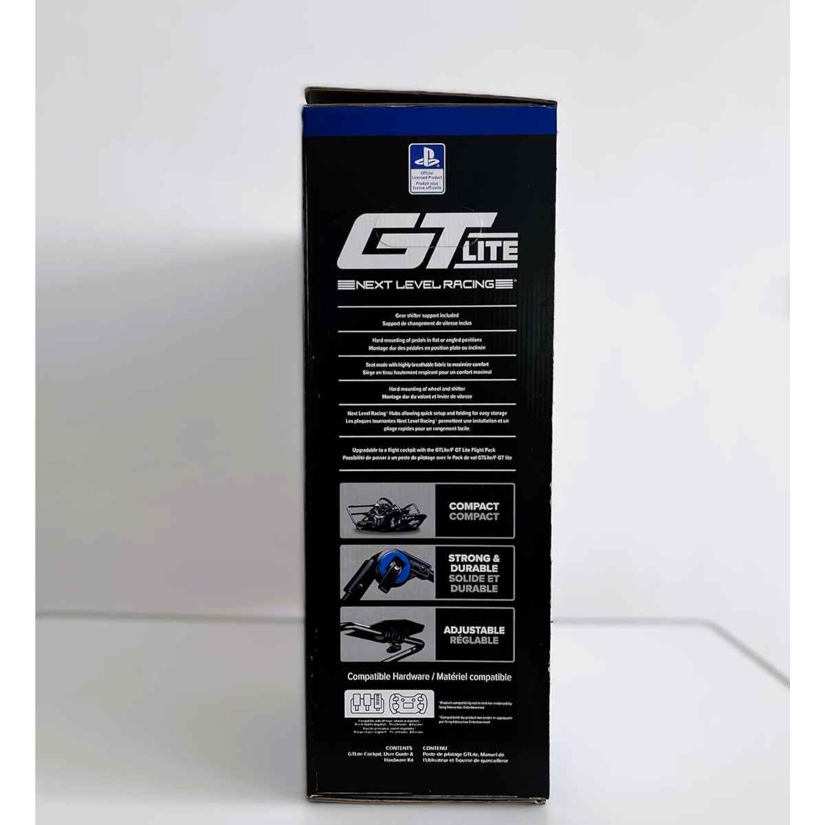 Next Level Racing GT Lite PlayStation Edition Cockpit – Compact, Foldable