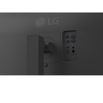 LG  UltraFine Monitor, 27" IPS Display, 4K UHD Resolution, 60Hz Refresh Rate, 5ms (GtG) Response Time, Super Resolution+, Dynamic Action Sync, USB Type-C, Black