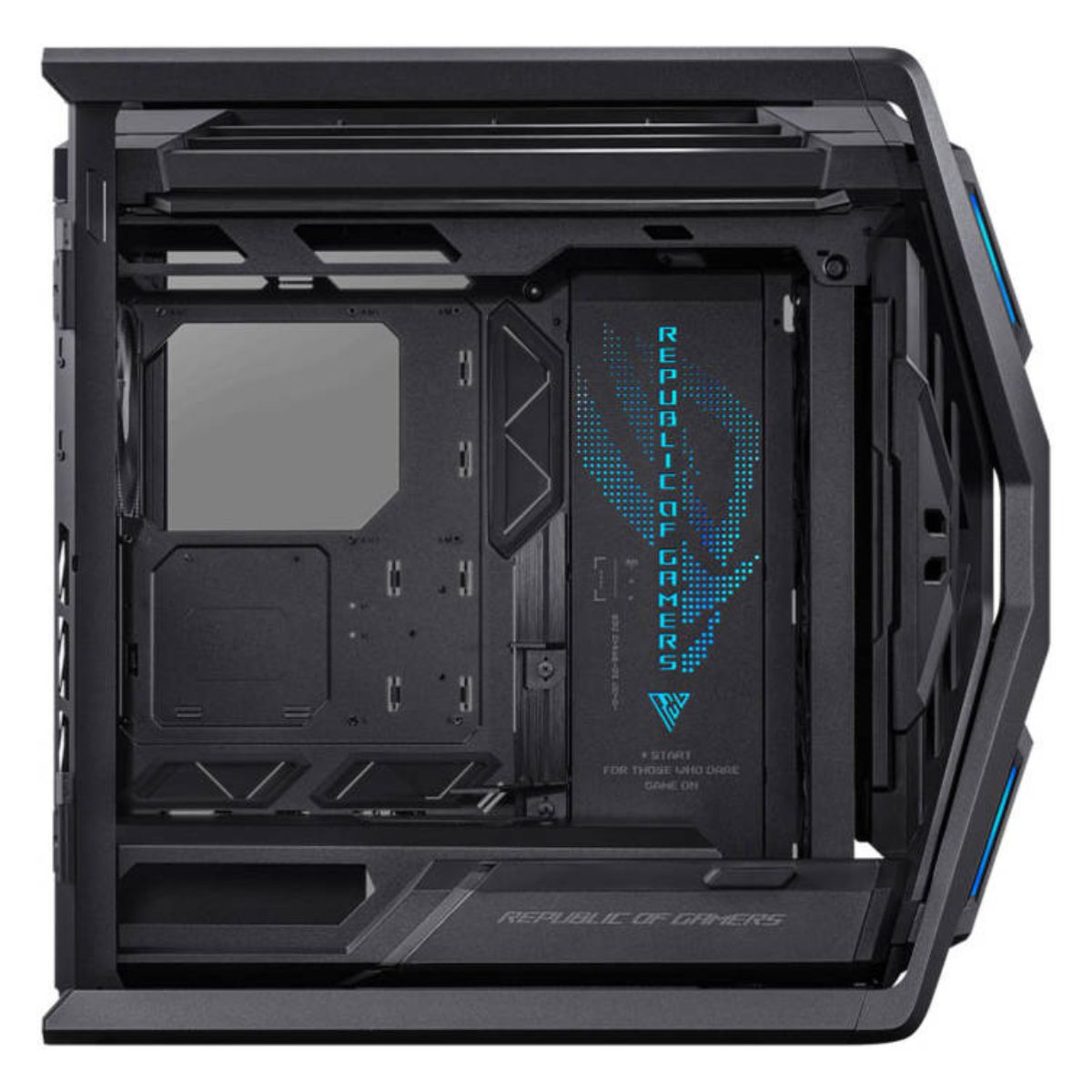 Asus ROG Hyperion GR701 E-ATX Full Tower Gaming Case, Dual 420mm Radiator Support, 4x 140mm Fans, ARGB Hub, Tempered Glass