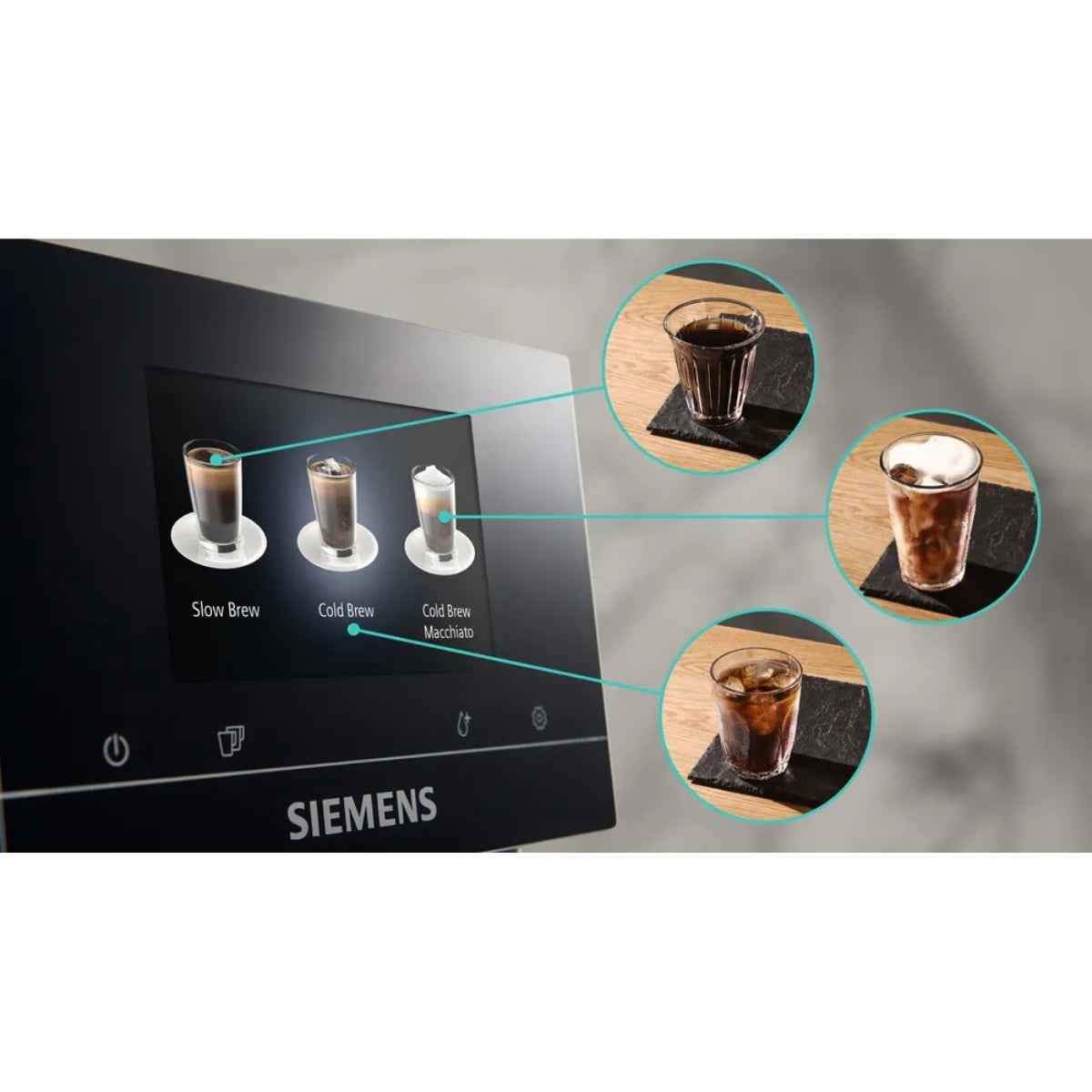 Siemens EQ700 TP713GB9 Bean-to-Cup Coffee Machine – Piano Black