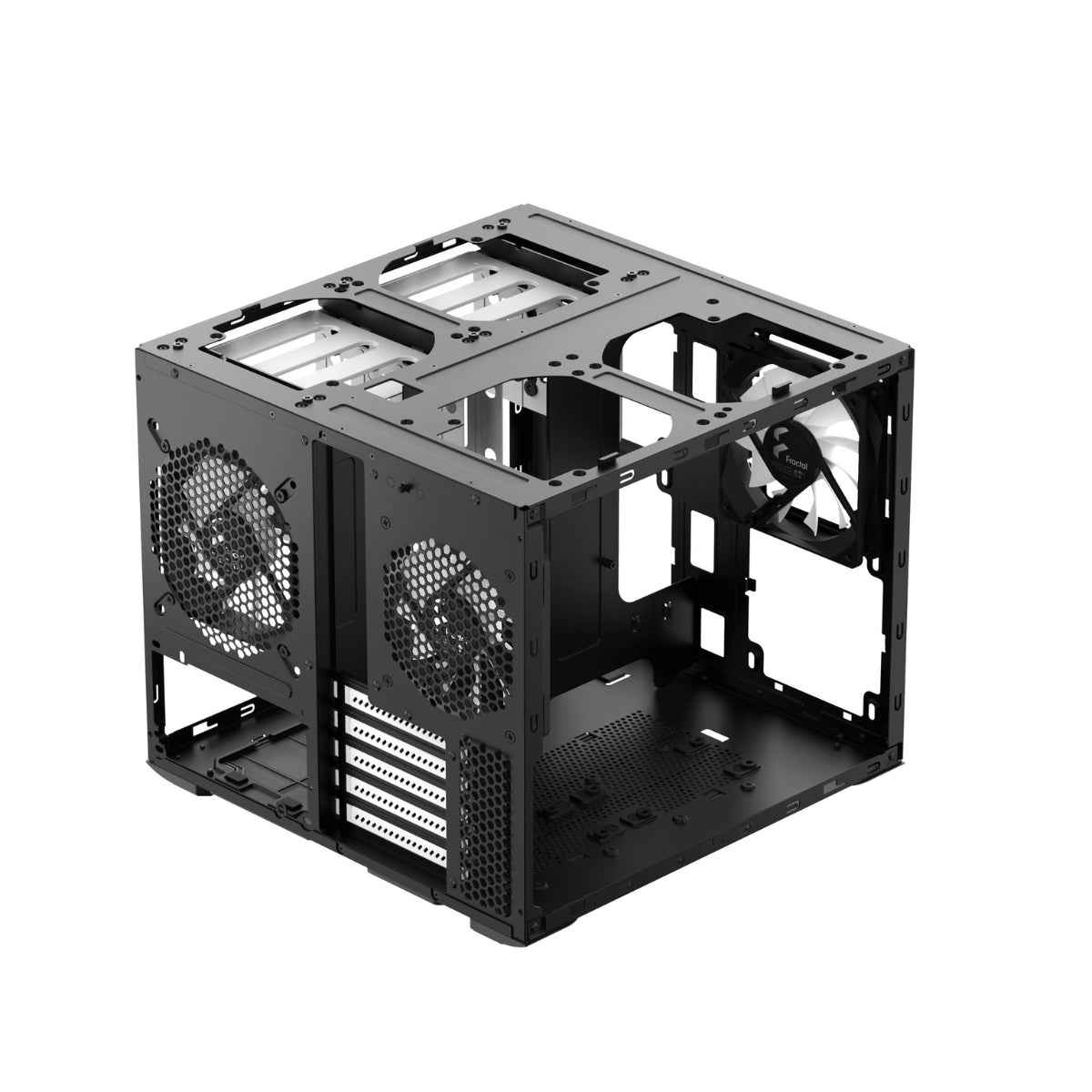 Fractal Design Node 804 mATX Cube Case – Dual-Chamber, Black / Window