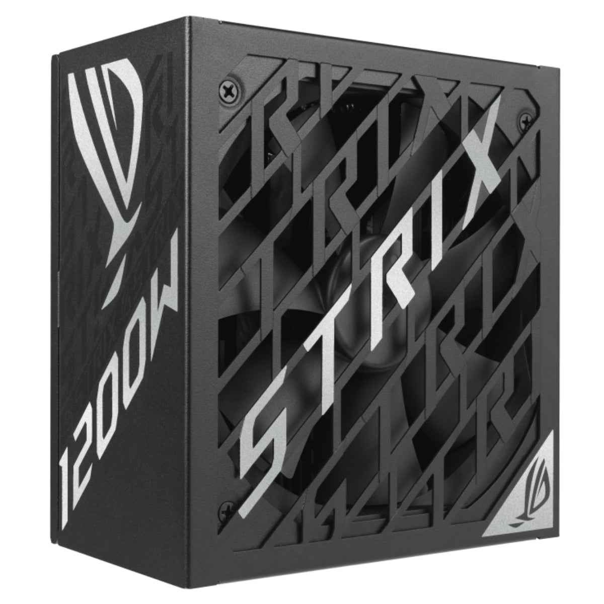 ASUS ROG Strix 1200W Fully Modular Power Supply, 80 PLUS Platinum Efficiency, Active PFC, GaN MOSFET, ATX 3.1 Compatible, Cybernetic Lambda A+, Dual Ball Fan bearings - Black