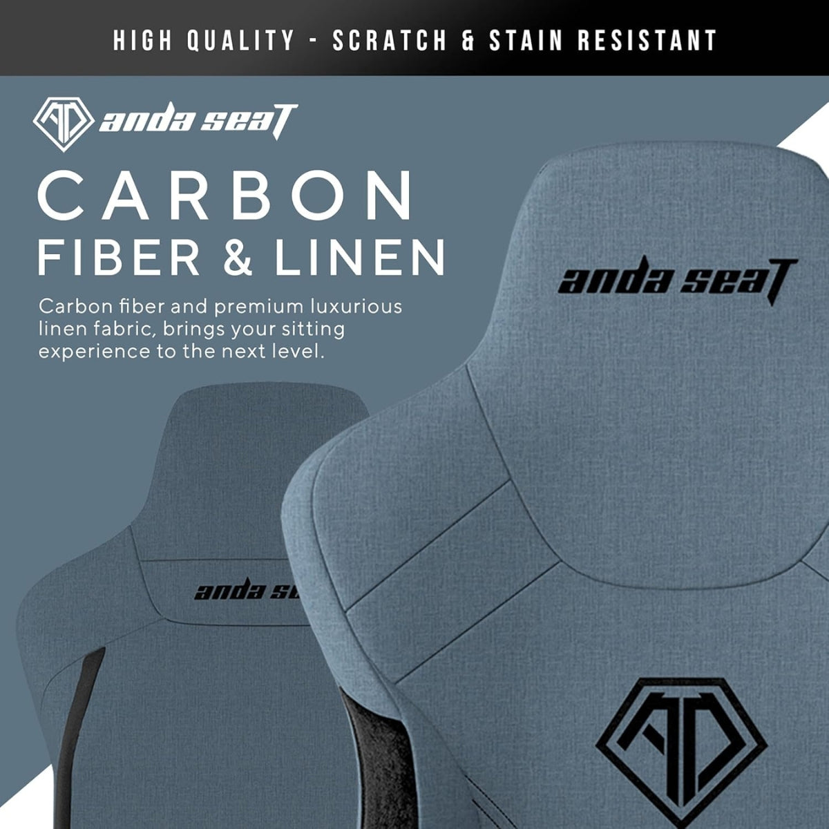 AndaSeat T-Pro II Premium Gaming Chair, 4D Armrests, Memory Foam Neck Pillow & Lumbar Support
