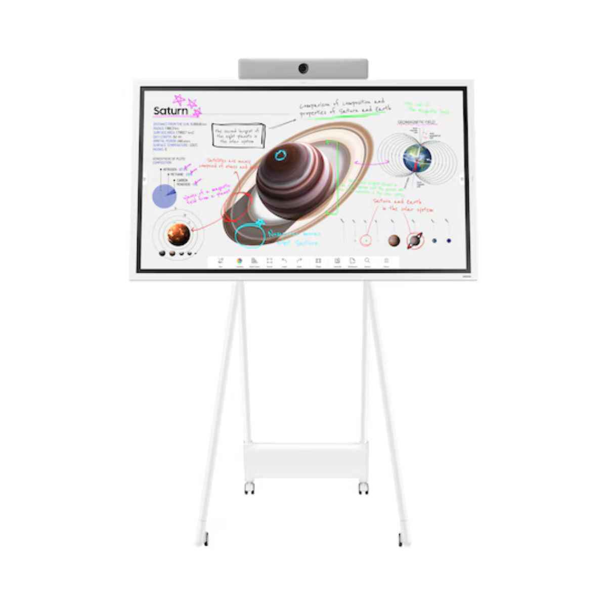 Samsung Flip Pro WM55B 55" 4K Interactive Display – Multi-Touch Smart Collaboration Board, Tizen OS, LH55WMBWBGCXUE