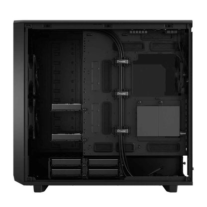 Fractal Design Meshify 2 XL, E-ATX, ATX, Micro-ATX & Mini-ITX Support, 6 x 2.5/3.5" Drive Bays, Light Tint Tempered Glass - Black, Full-Tower Case