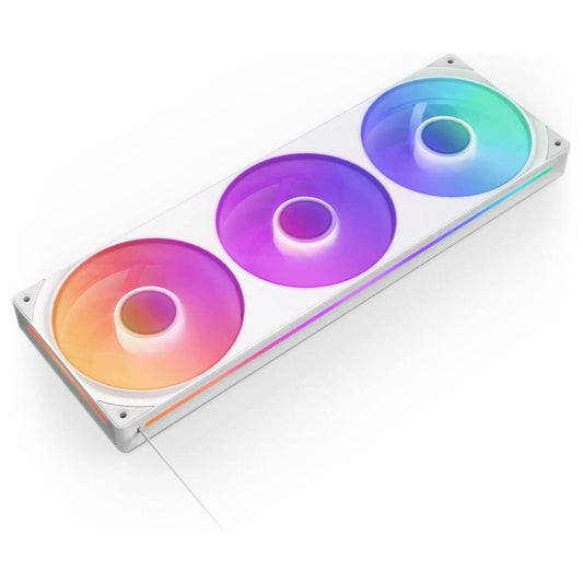 NZXT F360 RGB Core 360mm RGB Fan Unit – Single-Frame Design, 3x 120mm FDB Fans, 2400 RPM, 75.12 CFM, PWM Control