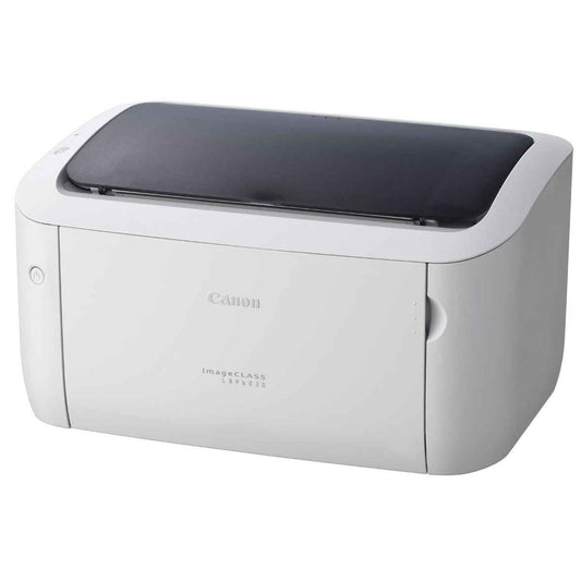 Canon imageCLASS LBP6030 Monochrome Laser Printer, Up to 18ppm Print Speed, 600 x 600dpi Print Resolution, 2 LED Indicators, 2 Operation Key, Up to 5,000 Pages Duty Cycle, USB 2.0, White | LBP6030