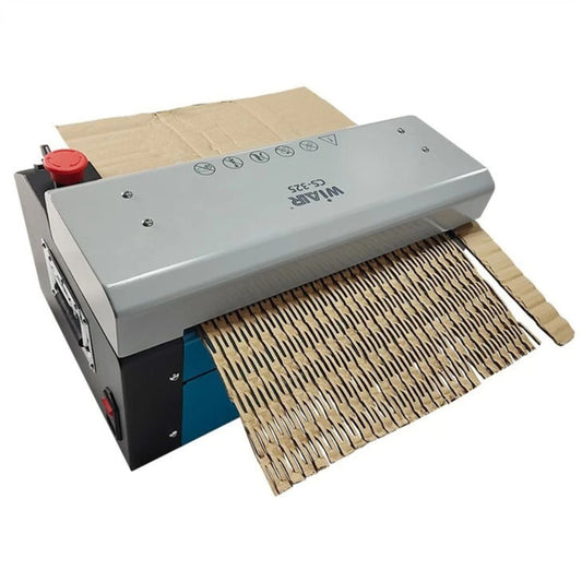 DSB WiAIR CS-325 Cardboard Shredder, Eco-Friendly Packaging Cushion Machine, 325mm Working Width, Dust Collection System, 3.5m/min Speed