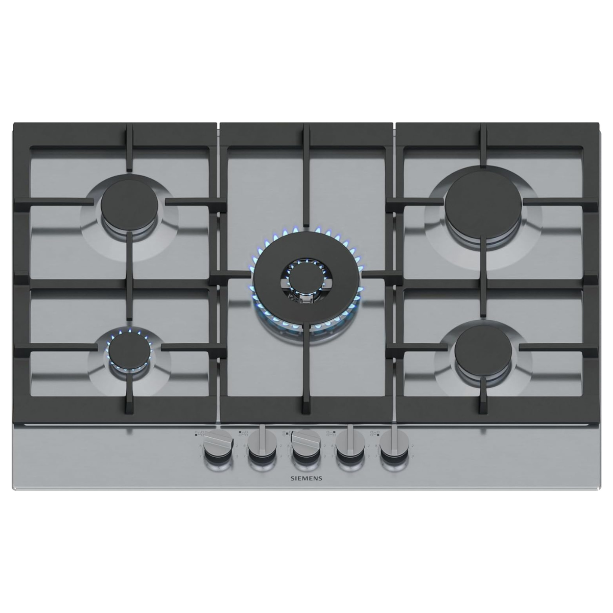 Siemens iQ500 EC9B5QI90M Built-In Gas Hob – 90cm, 5 Burners, 4.0kW Wok Burner