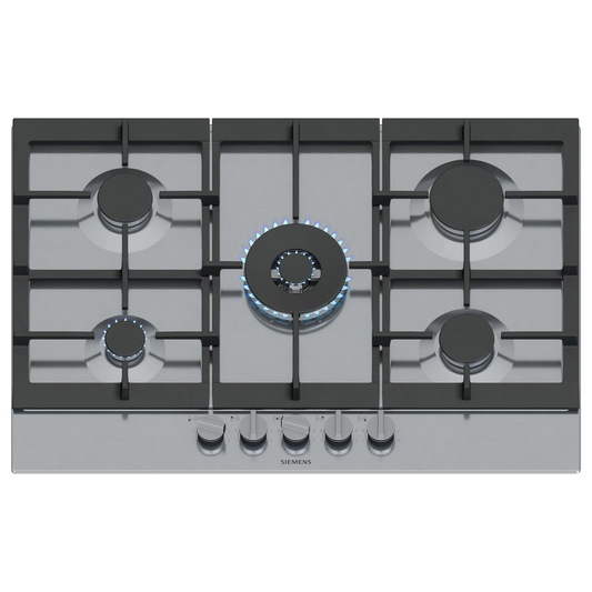 Siemens iQ500 EC9B5QI90M Built-In Gas Hob – 90cm, 5 Burners, 4.0kW Wok Burner