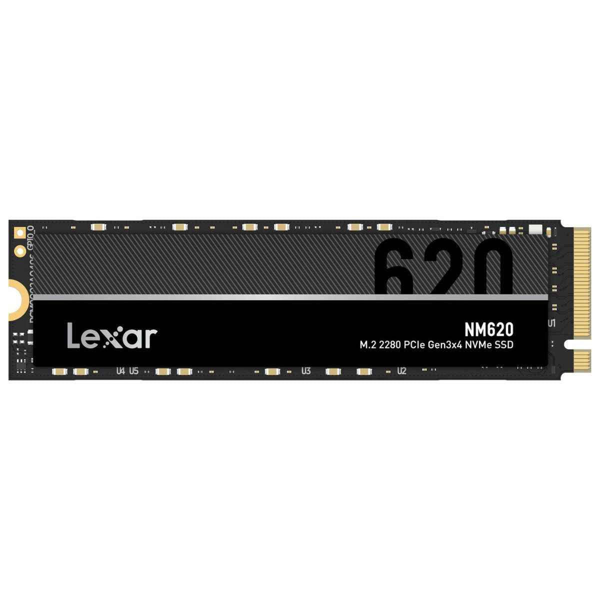 Lexar NM620 M.2 2280 PCIe Gen3x4 NVMe Internal SSD – Up to 1TB, 3300MB/s Read, 3000MB/s Write, 3D TLC NAND