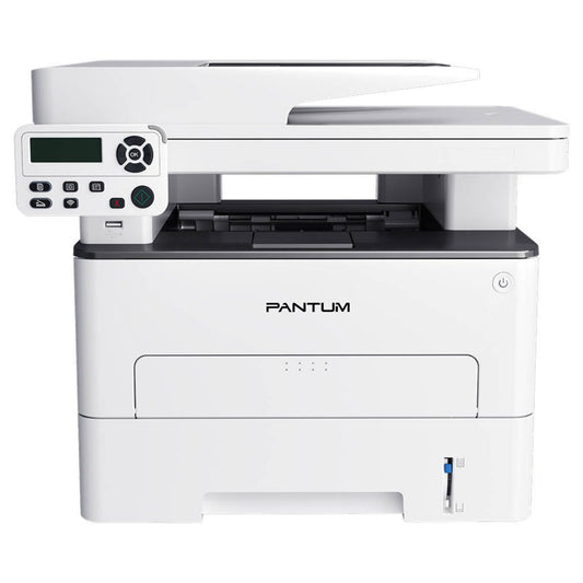 Pantum M7100DW Mono Laser Multifunction Printer, 33ppm Printing Speed, USB+NET+WIFI Connection Method, 1200x1200 DPI Resolution, 150 Paper Output, Auto Duplex Print, White | M7100DW