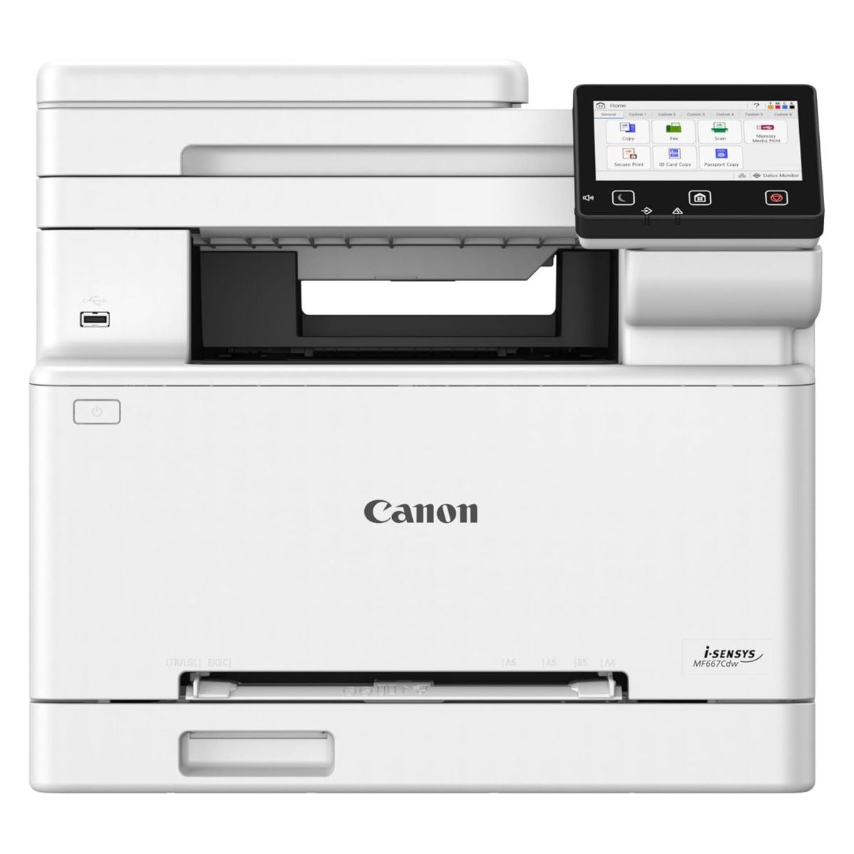 Canon i-SENSYS MF667Cdw Wireless Color Laser Printer | Print, Copy, Scan & Fax | A4 Multifunction Printer | 25 PPM