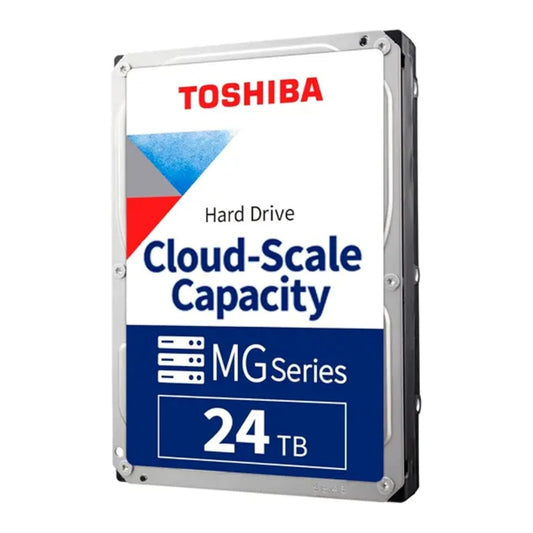 Toshiba MG11ACA24TE 24TB Enterprise HDD – 3.5" SATA 6Gb/s, 7200RPM, 1GB Cache, Helium-Sealed, Internal Hard Drive
