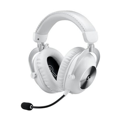 Logitech G PRO X 2 LIGHTSPEED Wireless Gaming Headset, Detachable Boom Mic, Bluetooth/USB/3.5mm Aux, for PC, PS5, PS4, Nintendo Switch White | 981-001270 / 981-001269