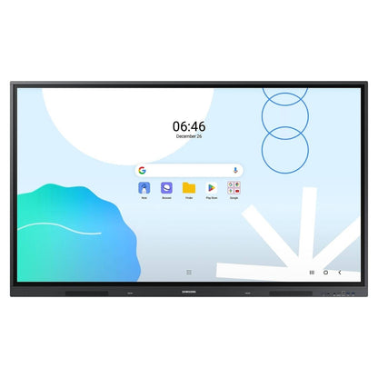 Samsung WAD Android OS Interactive Display, 86" 4K UHD IPS Touch Display, 8ms Response Time, 64GB Flash Memory, Wi-FI & Bluetooth Connectivity, Android 13, Space Gray | LH86WADWLGCXUE