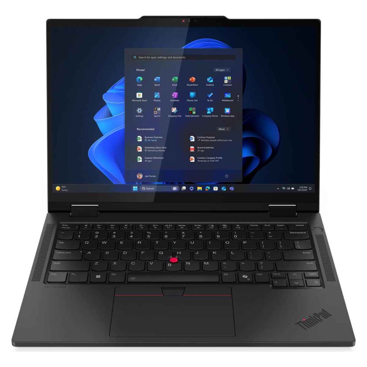 Lenovo ThinkPad T14s 2-in-1 Gen 1 Intel Core Ultra 7-255U, 32GB DDR5, 1TB SSD, Integrated Intel Graphics, 14″ WUXGA IPS 400nits 45% NTSC Multi-Touch, Lenovo Yoga Pen, KYB Backlit Arabic/English, Fingerprint Reader, Win11 Pro 64, 3 Year – 21R3004UGR
