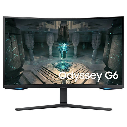Samsung Odyssey G6 Gaming Monitor, 32" QHD VA Display, 240Hz Refresh Rate, 1ms (GtG) Response Time, FreeSync Premium Pro Technology, 1000R Curvature, Black | LS32BG650EMXUE