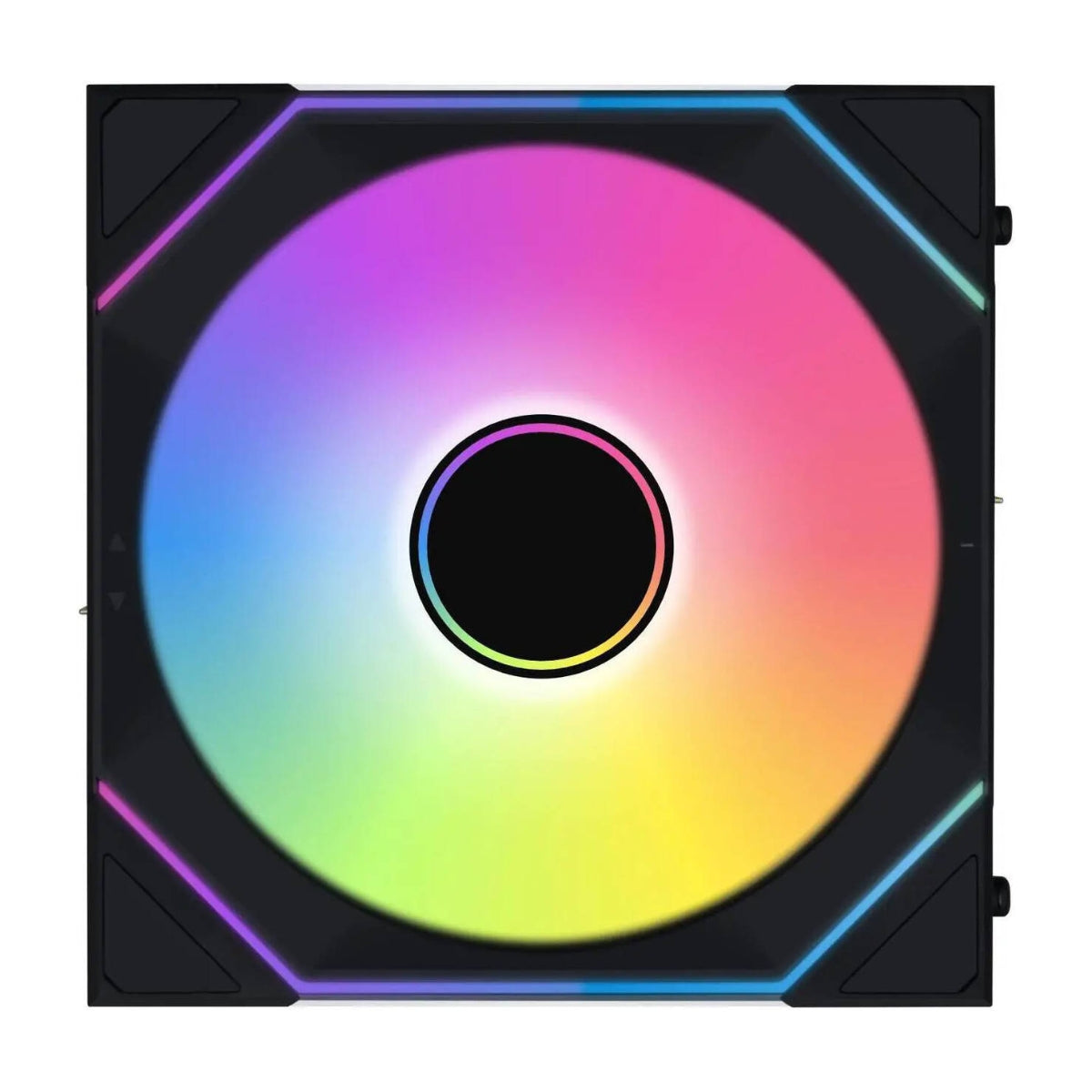 Lian-Li UNI Fan SL-INF Wireless 140mm ARGB PWM Case Fan – Wireless Control, Infinity Mirror ARGB, PWM Cooling | Black / White