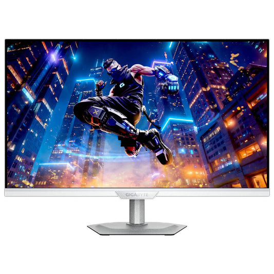 Gigabyte M27UP ICE 27" Gaming Monitor – 4K UHD, 160Hz, 1ms (GTG), SS IPS, Dual Mode, FreeSync &amp; G-SYNC Compatible (White/ICE Edition)