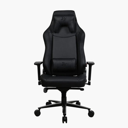 Arozzi Vernazza XL Soft PU Leather Ergonomic Office & Gaming Chair | High Backrest | Reclining | Adjustable Lumbar & Neck Support | Black