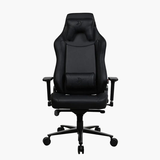 Arozzi Vernazza XL Soft PU Leather Ergonomic Office & Gaming Chair | High Backrest | Reclining | Adjustable Lumbar & Neck Support | Black