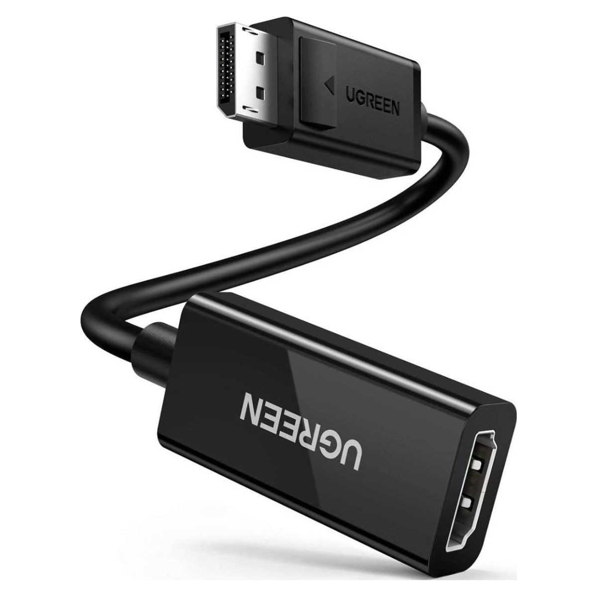 UGREEN 70694 DisplayPort Male to HDMI Female Adapter | 4K UHD | Plug &amp; Play | 25cm | Black