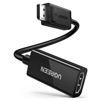 UGREEN 70694 DisplayPort Male to HDMI Female Adapter | 4K UHD | Plug &amp; Play | 25cm | Black