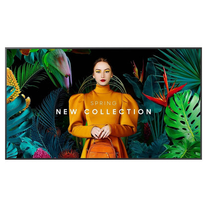 Samsung Crystal Signage QMC, 75" 4K UHD VA Display, 75Hz Refresh Rate, 8ms Response Time, 13.4mm Bezel Width, Tizen 7.0 OS, 16GB Flash Memory, 400 x 400mm VESA Mount, Black | LH75QMCEBGCXUE