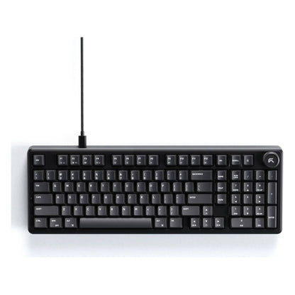 Cybeart Akula 99 Lite Mechanical Gaming Keyboard | 99% Compact Full-Size Layout | Hot-Swappable Linear Switches | RGB Backlit | USB-C Wired | Media Knob | Black | KB-AKULA99LITE-CYB01