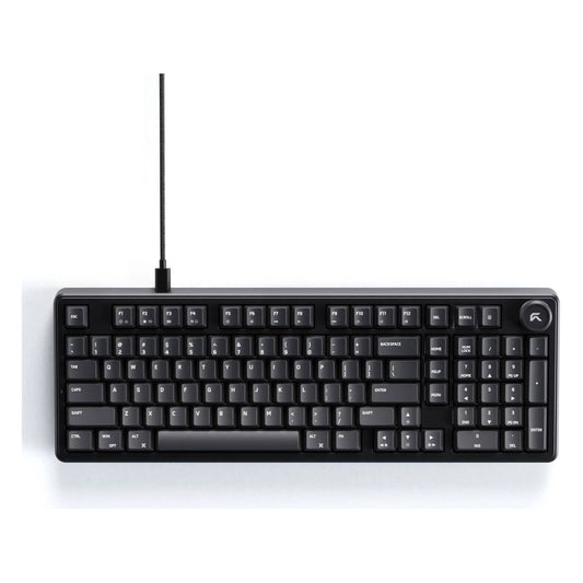 Cybeart Akula 99 Lite Mechanical Gaming Keyboard | 99% Compact Full-Size Layout | Hot-Swappable Linear Switches | RGB Backlit | USB-C Wired | Media Knob | Black | KB-AKULA99LITE-CYB01