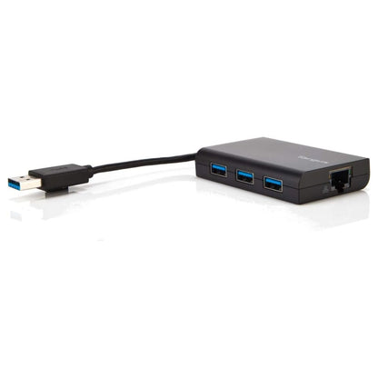 Targus USB 3.0 Hub with Gigabit Ethernet | Multi-Port USB Expansion | RJ45 Gigabit Ethernet | ACH122EUZ