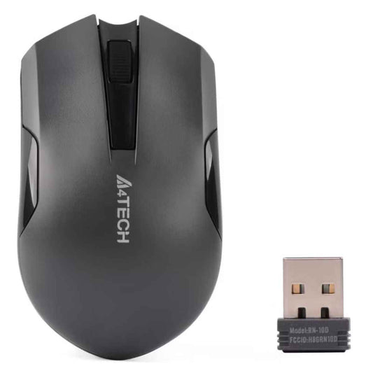 A4Tech G3-200NS Wireless Mouse – 2.4GHz, Silent Click, 1200 DPI (Black)